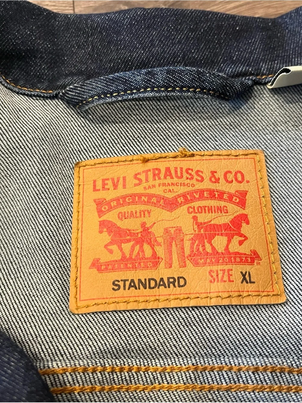 Levi's Indigo Blue Denim Jacket - Classic Trucker Style
